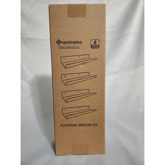 Upsimples 4-Piece Floating Shelves Set - Picture 2 of 3